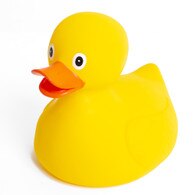 Ducks Spirit, Toysmith, Rubber Duck, Gifts, Kids, 8", Extra Large, 8.5", 6700